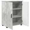 vidaXL Bathroom Cabinet Concrete Grey 23.62 x 13.78 x 31.50 in