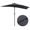 vidaXL Garden Parasol Anthracite 115.75 x 59.06 x 88.19 in