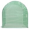 vidaXL Greenhouse Green Galvanized steel, PE mesh fabric Medium