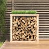 vidaXL Outdoor Log Holder 42.5"x20.5"x41.7" Solid Wood Pine