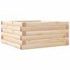 vidaXL Garden Planter Brown Solid Pine Wood 19.7 x 19.7 in Durable