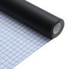 vidaXL Furniture Stickers Self-Adhesive Matte Black 35.4x196.9" PVC
