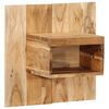 vidaXL Bedside Cabinet Natural Acacia Wood Solid Acacia wood Small
