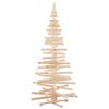 vidaXL Christmas Trees with Stand Natural 82.7" Solid pine wood
