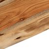 vidaXL Wall Shelf Natural wood tones Solid acacia wood Medium