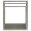 vidaXL Wall Cube Shelf Set of 3 Concrete Gray MDF