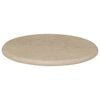 vidaXL Table Top Cream Marble Ø19.7 x 1.0 in Table Top Round