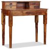 vidaXL Writing Desk with 5 Drawers Solid Acacia Wood 35.4"x15.7"x35.4"