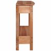 vidaXL Console Table Natural wood Solid mahogany wood Medium