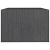 vidaXL Coffee Table Grey Solid Pinewood Medium Coffee Table