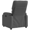 vidaXL Recliner Chair Dark Grey
