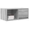 vidaXL TV Cabinet Set of 2 Grey Sonoma Engineered Wood 23.6x12.2x10.0 in