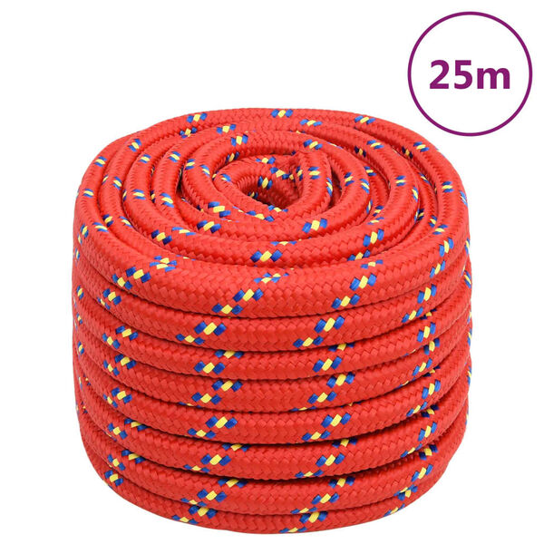 vidaXL Boat Rope Red 0.79 " 82.0 ' Polypropylene
