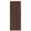 vidaXL Shoe Cabinet Brown Oak 23.6x13.8x36.2" Engineered Wood
