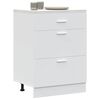 vidaXL Kitchen Base Cabinet White Engineered wood 23.6 x 18.1 x 32.1 in