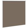 vidaXL Roller Blind Coffee 100% polyester 61 in wide, 68.9 in tall