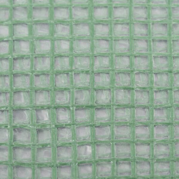 vidaXL Greenhouse Replacement Cover Green PE (Polyethylene) 15.7 x 15.7 ft