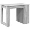 vidaXL Desk Grey Sonoma Engineered Wood 40.2x24.4x30.5 in Desk
