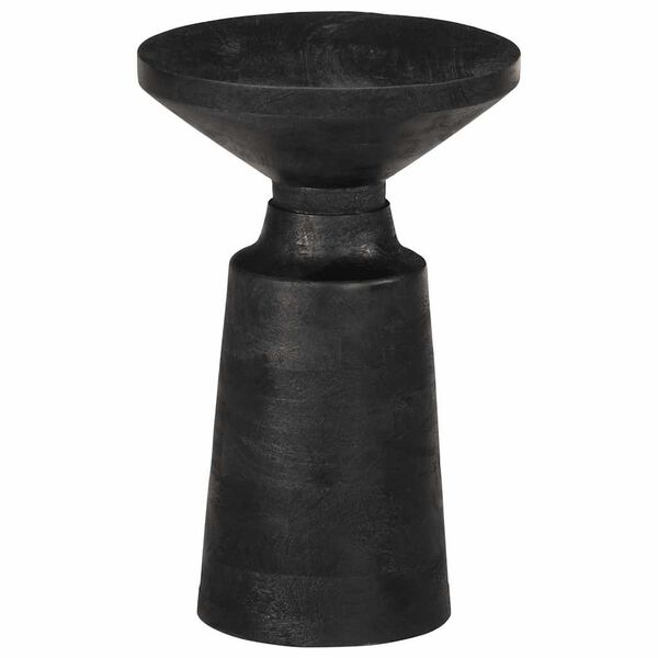 vidaXL Side Table Black Solid mango wood Small Durable Side Table