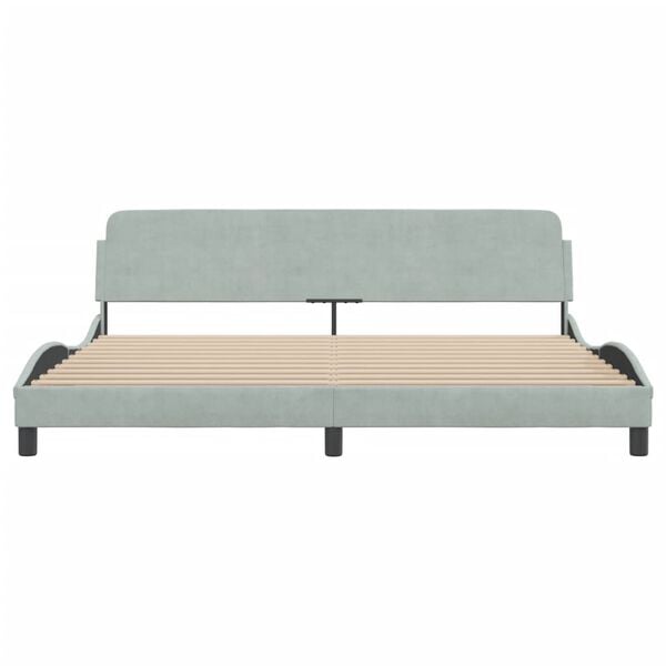 vidaXL Bed Frame Light Grey