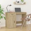vidaXL Desk Sonoma Oak Engineered Wood 39.4 x 19.3 x 29.5 in