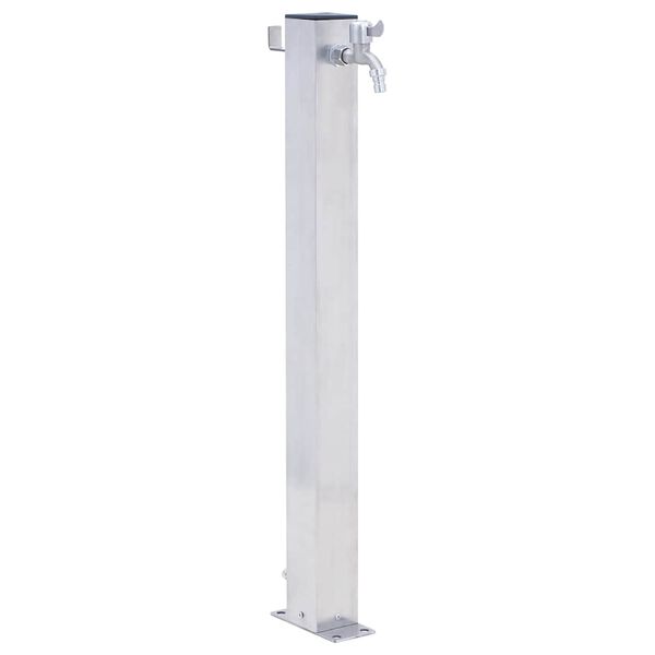 vidaXL Water Column Stainless Steel 24 in Durable Water Column Square