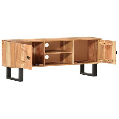 vidaXL TV Cabinet 46.5"x11.8"x17.7" Solid Acacia Wood