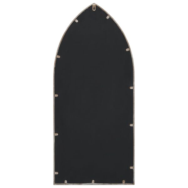 vidaXL Garden Mirror Sand Iron, Glass Medium Decorative Inlays