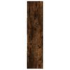 vidaXL Book Cabinet/Room Divider Smoked Oak 41.3"x9.4"x40.2"