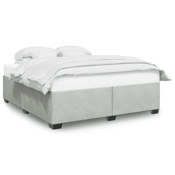 vidaXL Bed Frame Light gray