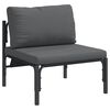 vidaXL Garden Sofa Set with Cushion 6 pcs Anthracite Steel & fabric