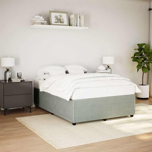 vidaXL Bed Frame Light Grey