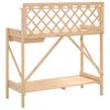 vidaXL Potting Bench Natural wood Solid fir wood Large Potting Bench