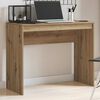 vidaXL Desk Artisan Oak Engineered Wood Small Durable Desk