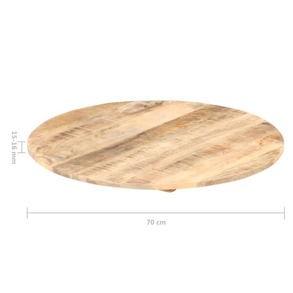 vidaXL Tabletop Each piece is unique Solid Mango Wood Medium Durable