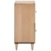 vidaXL Side Cabinet Bleached natural Solid mango wood, engineered wood