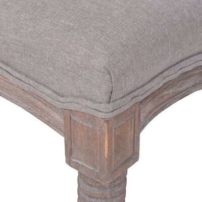 vidaXL Bench Fabric Solid Wood 59.1"x15.7"x18.9" Light Gray