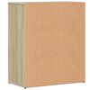 vidaXL Sideboards 2 pcs Sonoma Oak 23.6"x12.2"x27.6" Engineered Wood