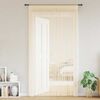 vidaXL String Curtains 2 pcs 39.4x98.4" Cream
