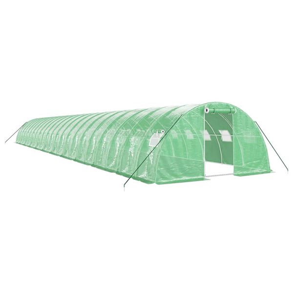 vidaXL Greenhouse Green Polyethylene Large UV-resistant materials