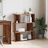 vidaXL Book Cabinet Old wood Engineered wood 31.5x9.4x37.8 in