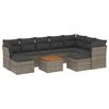vidaXL Garden Sofa Set Grey