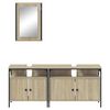 vidaXL Bathroom Furniture Set Sonoma Oak