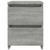 vidaXL Bedside Cabinet Grey sonoma Engineered wood Small Bedside Cabinet