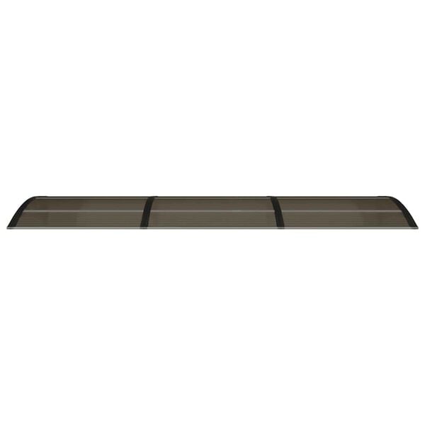 vidaXL Door Canopy Black Polycarbonate 118.1 x 29.5 in Durable