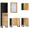 vidaXL Bathroom Furniture Set Natural wood