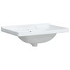 vidaXL Bathroom Sink White 28.0x18.9x9.1" Rectangular Ceramic