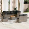 vidaXL Garden Sofa Set Grey