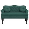 vidaXL Bench Dark Green