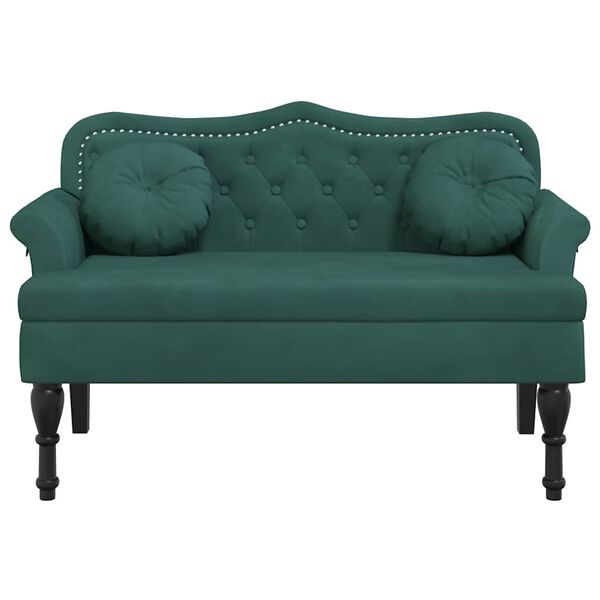 vidaXL Bench Dark Green